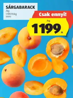 ALDI Sárgabarack ajánlat