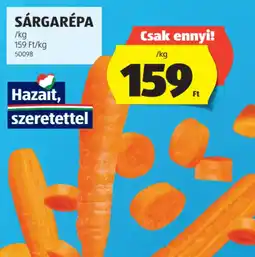 ALDI Sárgarépa ajánlat