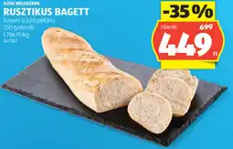 ALDI Azon Melegében Rusztikus bagett ajánlat
