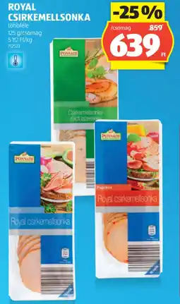 ALDI Royal Csirkemellsonka ajánlat