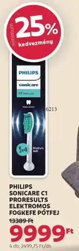 Rossmann Philips Sonicare C1 proresults elektromos fogkefe pótfej ajánlat