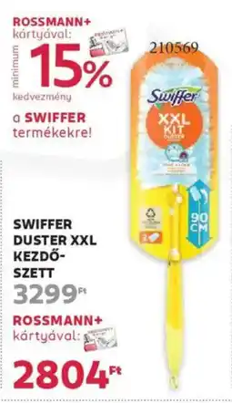 Rossmann Swiffer Duster XXL Kezdő-szett ajánlat