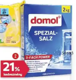 Rossmann Domol Speciális Só mosogatógépekhez ajánlat