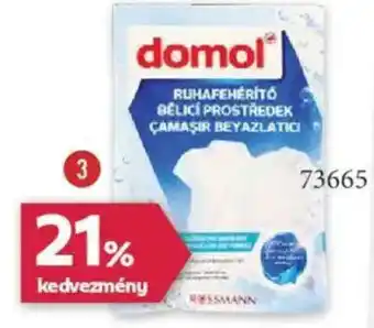 Rossmann Domol Ruhafehérítő por ajánlat
