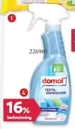 Rossmann Domol Textilfrissítő spray ajánlat