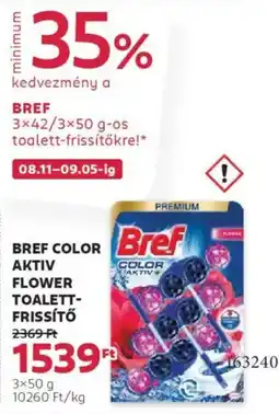 Rossmann Bref Color Aktiv Flower toalett- frissítő ajánlat