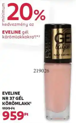 Rossmann Eveline nr 37 gél körömlakk ajánlat