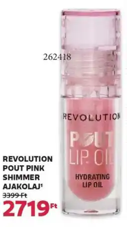 Rossmann Revolution Pout Pink Shimmer ajakolaj ajánlat