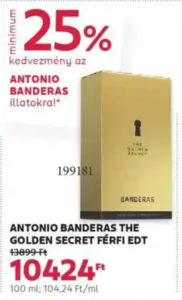 Rossmann Antonio Banderas The Golden Secret férfi EDT ajánlat
