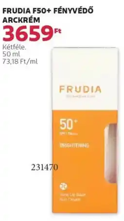 Rossmann Frudia F50+ Fényvédő arckrém ajánlat