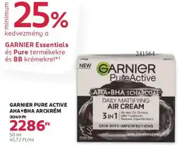 Rossmann Garnier Pure Active AHA+BHA arckrém ajánlat