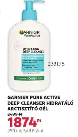 Rossmann Garnier Pure Active Deep Cleanser hidratáló arctisztító gél ajánlat
