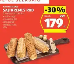 ALDI SAJTKRÉMES RÚD ajánlat