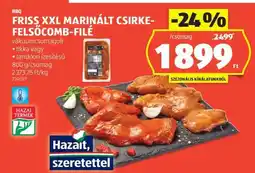 ALDI Friss XXL Marinált Csirke-felsőcomb-filé ajánlat