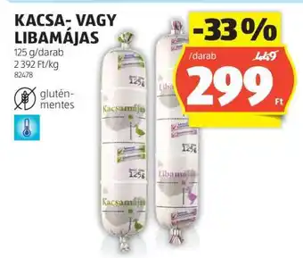 ALDI Kacsa- vagy libamájás ajánlat