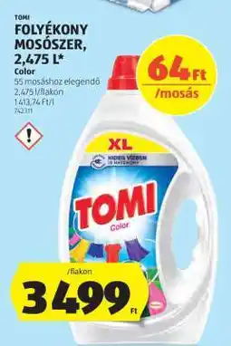 ALDI TOMI FOLYÉKONY MOSÓSZER, 2,475 L ajánlat