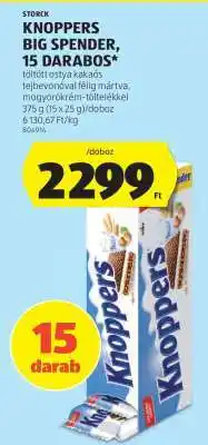 ALDI Knoppers Big Spender, 15 darabos ajánlat