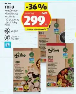 ALDI My Way Tofu ajánlat