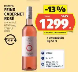 ALDI FEIND Cabernet Rosé ajánlat