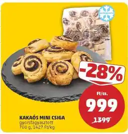 PENNY Kakaós Mini Csiga ajánlat
