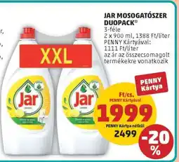 PENNY JAR Mosogatószer Duopack ajánlat