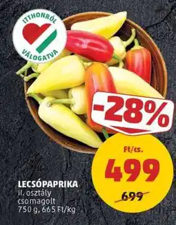 PENNY Lecsópaprika ajánlat