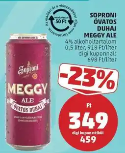 PENNY Soproni Óvatos Duhaj Meggy Ale ajánlat