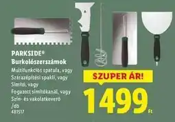 Lidl Parkside Burkolószerszámok ajánlat