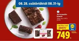 Lidl Sós karamellás brownie ajánlat