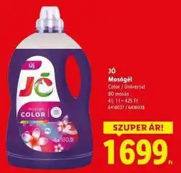 Lidl JÓ Mosógél ajánlat
