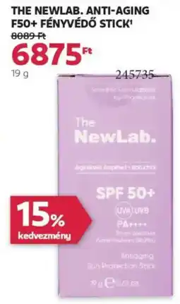 Rossmann The NewLab. Anti-Aging F50+ fényvédő stick ajánlat