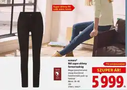 Lidl esmara Női super skinny farmernadrág ajánlat