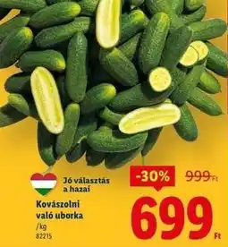 Lidl Kovászolni való uborka ajánlat