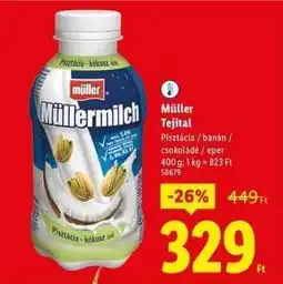 Lidl MÜLLER Tejital ajánlat