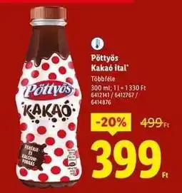 Lidl Pöttyös Kakaó ital ajánlat