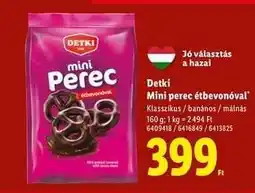Lidl Detki Mini perec étbevonóval ajánlat