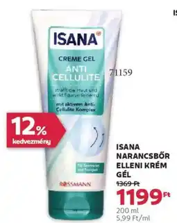 Rossmann Isana Narancsbőr elleni krém gél ajánlat
