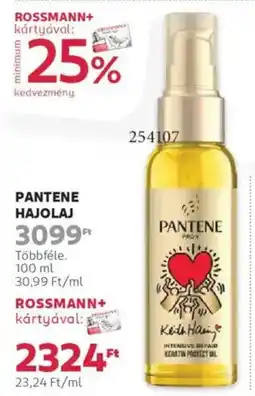 Rossmann Pantene Hajolaj ajánlat