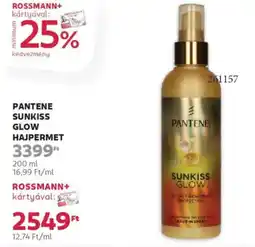 Rossmann Pantene SunKiss Glow hajpermet ajánlat