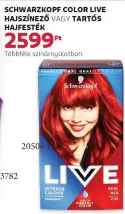 Rossmann Schwarzkopf Color Live hajszínező, tartós hajfesték ajánlat