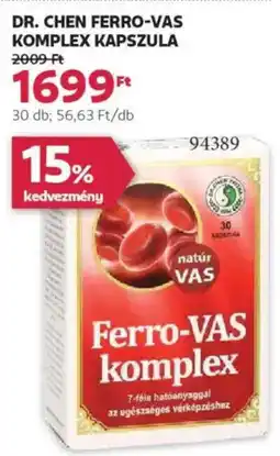 Rossmann Dr. Chen Ferro-vas komplex kapszula ajánlat