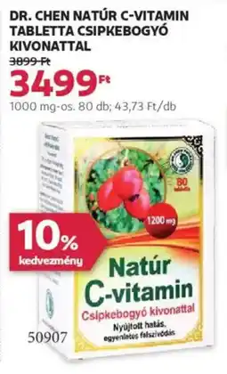Rossmann Dr. Chen Natúr c-vitamin tabletta csipkebogyó kivonattal ajánlat