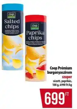 Coop Coop prémium burgonyaszirom ajánlat