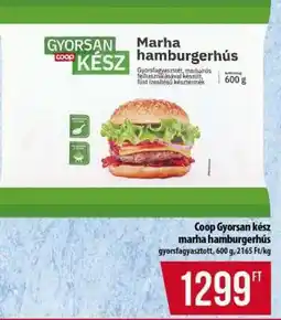 Coop Coop Gyorsan kész marha hamburgerhús ajánlat