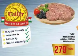 Coop Tallér bácskai hurka ajánlat