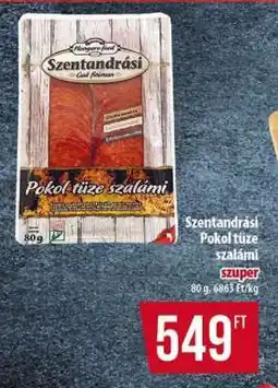 Coop Szentandrási Pokol tüze szalámi ajánlat