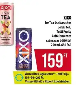 Coop XIXO Ice Tea és Tutti Fruity ajánlat