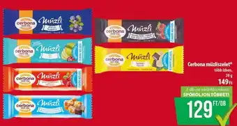 Coop CERBONA Müzliszelet ajánlat