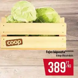 Coop Fejes káposzta ajánlat