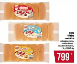Coop Buns töltött molnárka ajánlat